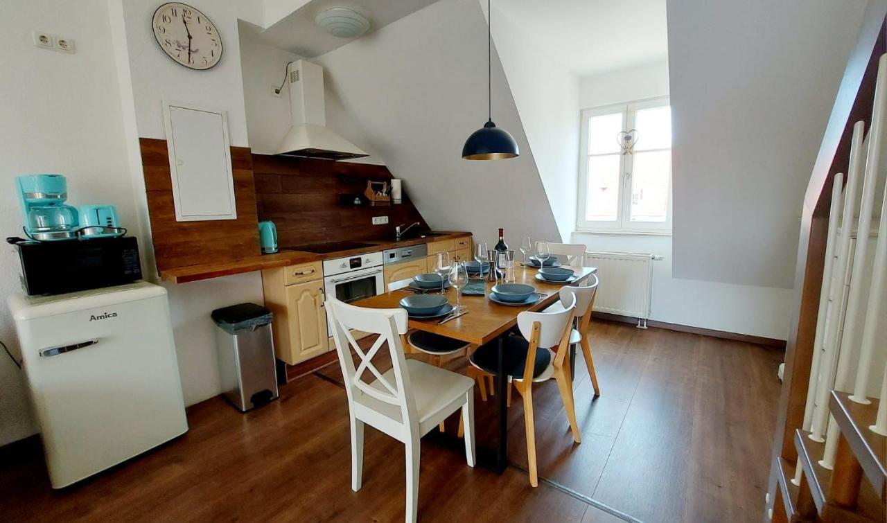 Hochwertige Ferienwohnung Direkt Am Wasser Mit Balkon 格赖夫斯瓦尔德 外观 照片